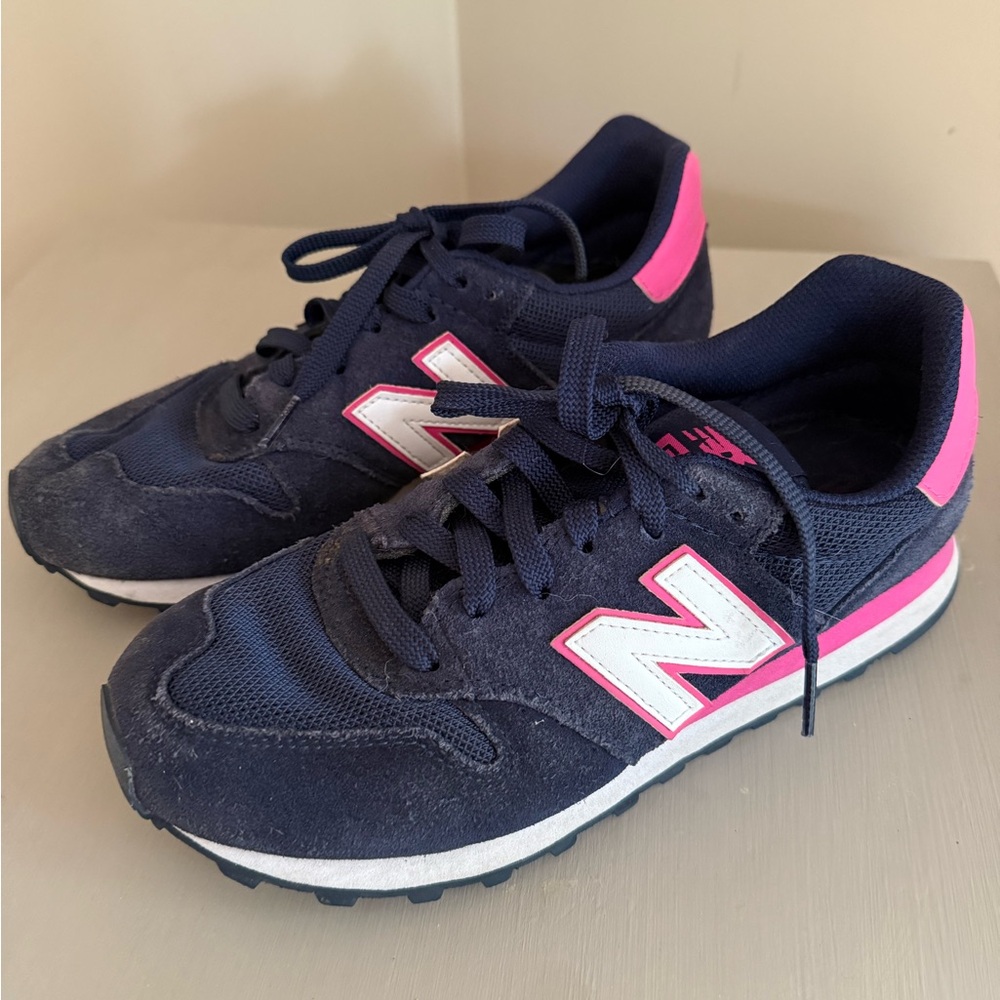 New Balance Sneakers 8 500 Navy Pink shoes